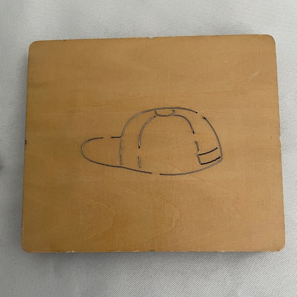 AccuCut Cappy's Cap Die #40019 Vintage, Baseball Hat Die